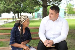 Şedință de lucru în satul Maramonovca