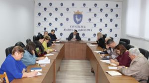 Ședința de lucru cu funcționarii publici din aparat și reprezentanții subdiviziunilor subordonate Consiliului raional Drochia