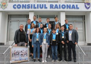 Preşedintele raionului Drochia Ion Dascal a felicitat echipa CS “Vulturi” cu victoria obţinută la Campionatul Mondial de la Kiev