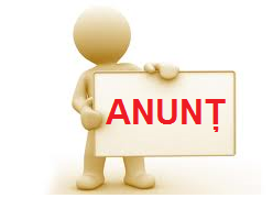 ANUNȚ DE PARTICIPARE – REPETAT