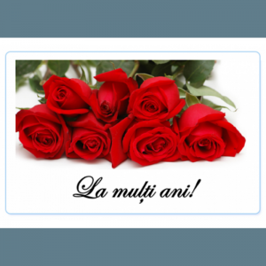 Mesaj de felicitare!