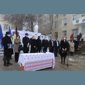 Lansarea oficială a lucrărilor de reabilitare a sistemului de aprovizionare cu apă în orașul Drochia