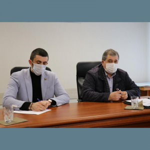 Comisia raională extraordinară de sănătate publică Drochia întrunită într-o ședință de lucru