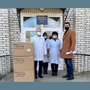 Măști de protecție pentru centrele de sănătate – o parte din donația germană