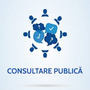 ANUNȚ privind organizarea consultărilor publice a proiectelor de decizii