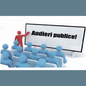 📢 Invitație la audieri publice!